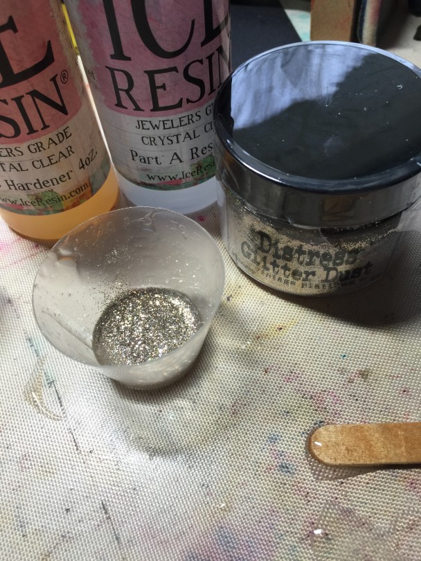 Ice Resin and glitter