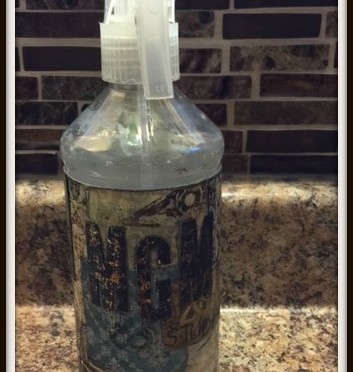 Recycled spray bottle
