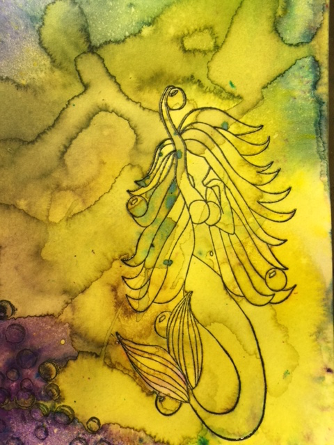 yellow mermaid