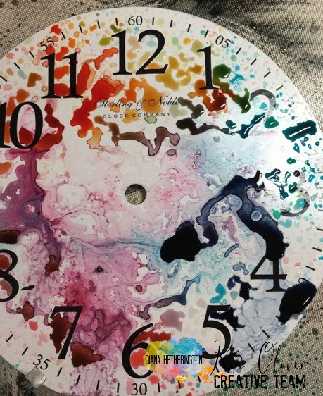color burst clock drying